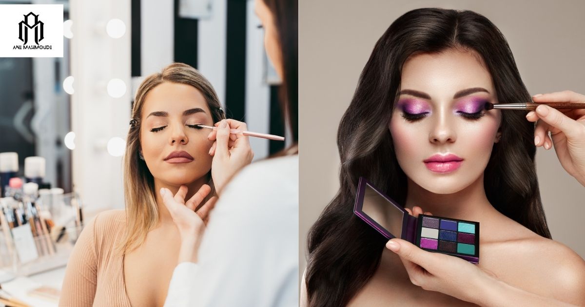 Doll and natural makeup