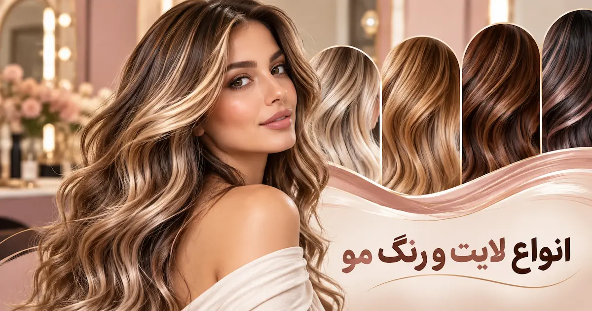 انواع لایت مو